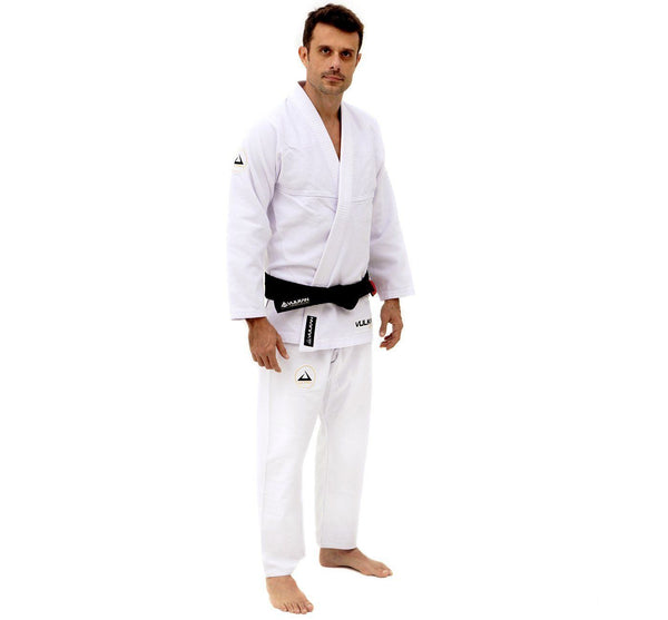 Fuji Men's Lightweight Summer Brazilian Jiu-Jitsu Gi – White – Ideal For BJJ, Judo, Karate