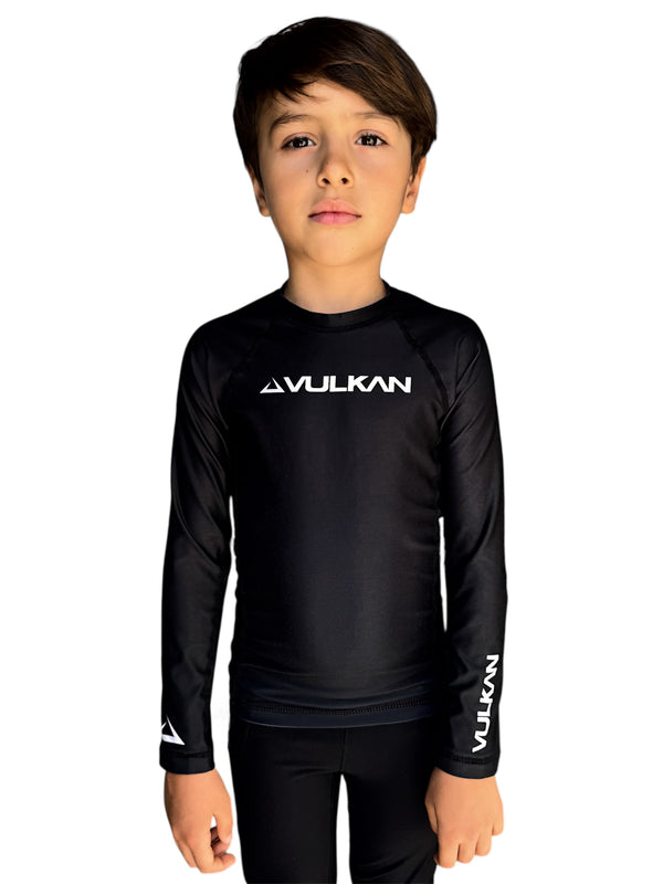 Kids BLACKSHIELD Rashguard Long/Sleeve BLACK