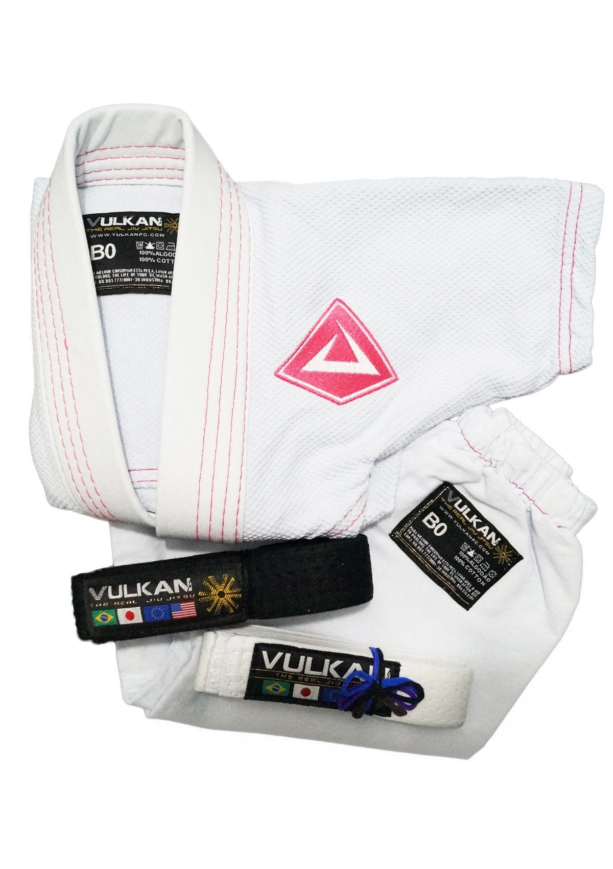 Baby Gi White / Pink
