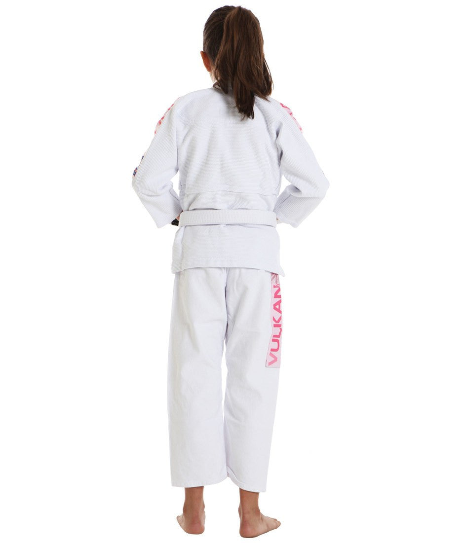VKN PRO LIGHT KIDS Jiu Jitsu Gi (White/Pink)
