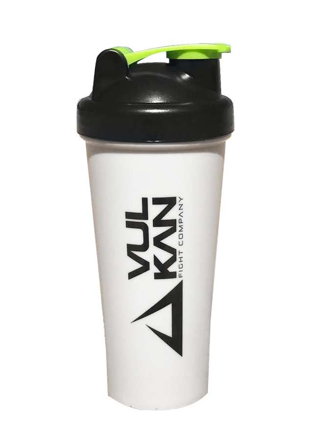 Protein Shaker Grey/Green with Black